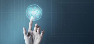 淘宝商务绿色数码海报背景高清