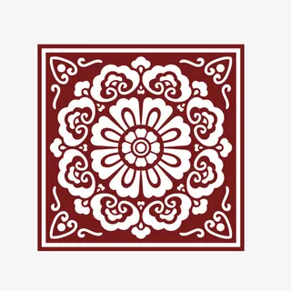 古典中式花纹花边免抠