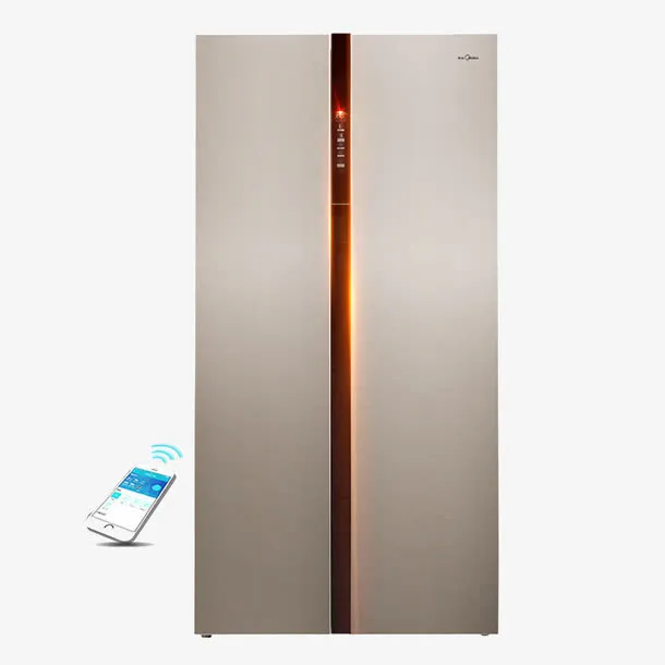 波光金双开门冰箱免抠