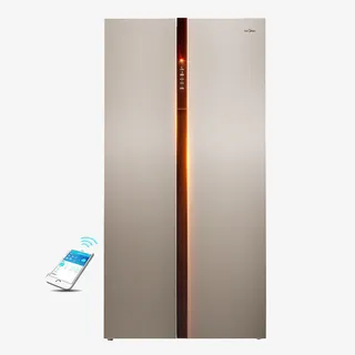 波光金双开门冰箱免抠