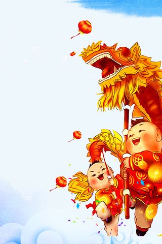 炫彩时尚二月二龙抬头宣传海报高清