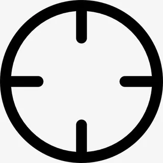 圆靶射击界面符号图标免抠