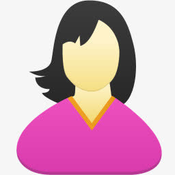 女性商业简洁风格PNG图标免抠