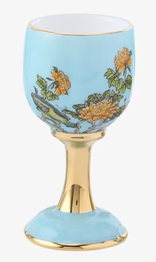 国瓷永丰源夫人陶瓷酒杯免抠