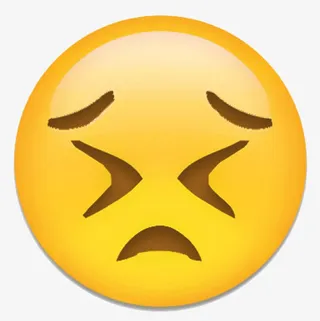 不高兴大黄脸免抠