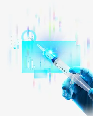 医疗科技大数据时代主题免抠