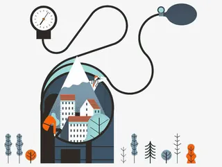 城堡内部环境监测免抠