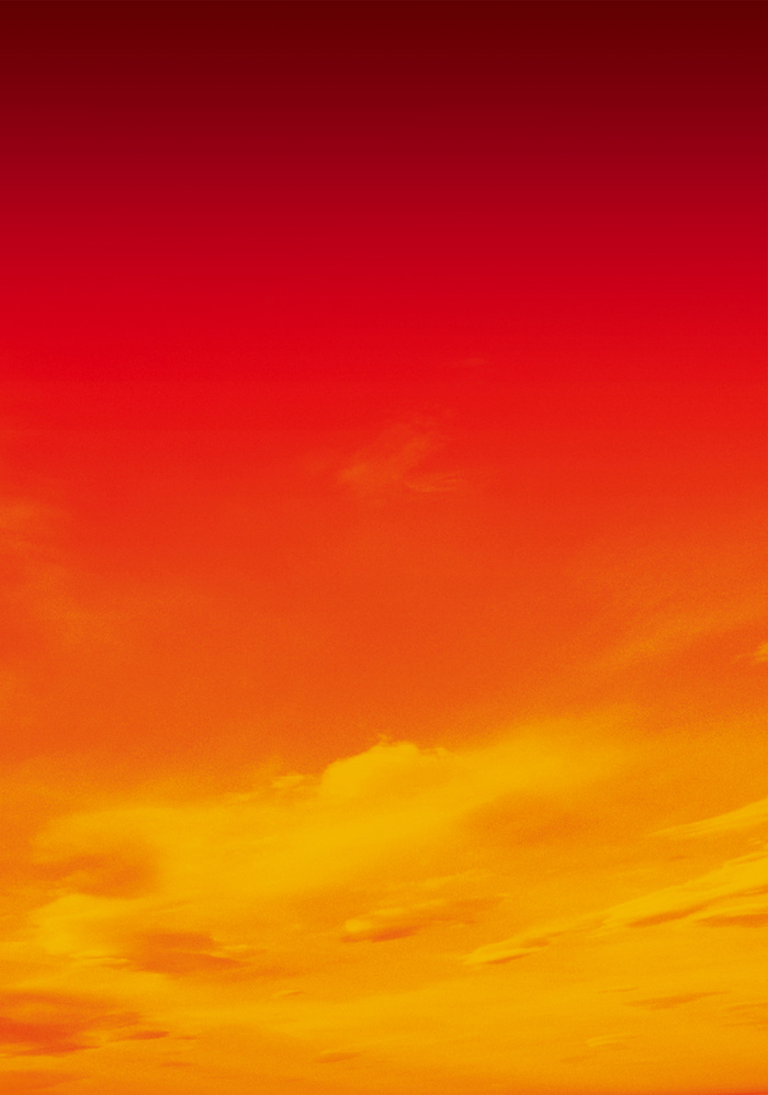 红色梦幻天空平面广告