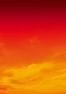 红色梦幻天空平面广告