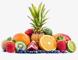 新鲜水果草莓 猕猴桃 橘子 火龙果 菠萝免抠