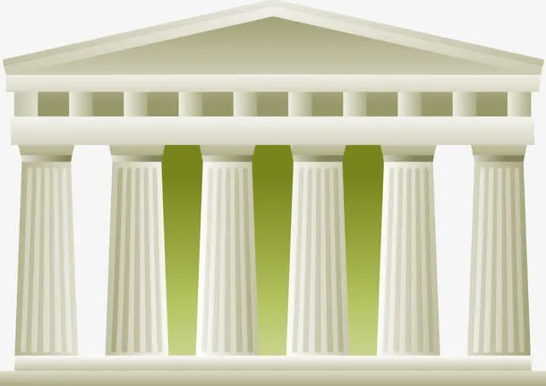 矢量创意设计美国议会大厦图免抠