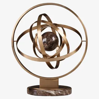 金属地球仪摆件免抠