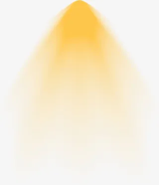 黄色放射灯光设计免抠