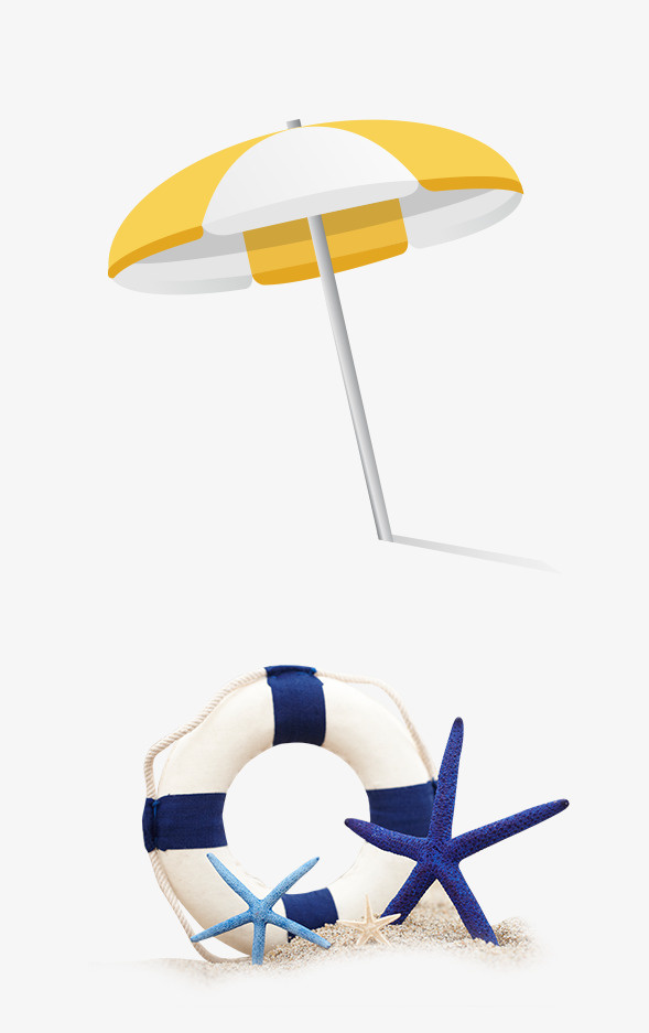 海边旅游用品素材免抠