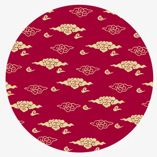 祥云背景中式图片