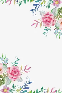 38妇女节创意花朵边框免抠 38妇女节创意花朵边框免抠