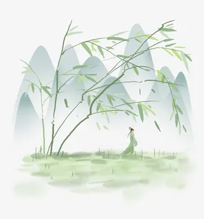 踏青春天树叶免抠手绘/卡通手绘元素 踏青春天树叶免抠手绘/卡通手绘元素
