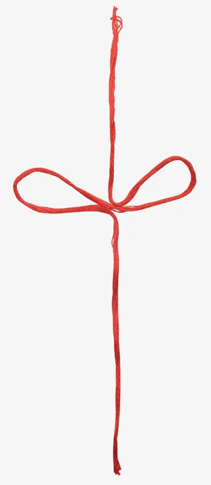 红色中国结绳子免抠