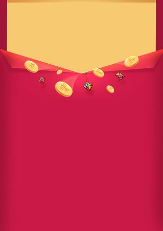 红色扁平H5背景高清