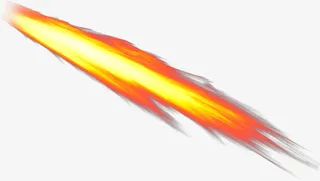 喷射的红色火焰素材免抠