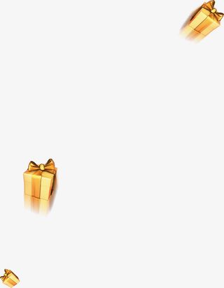 漂浮的礼物盒子免抠