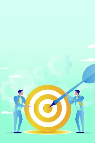 矢量图扁平卡通企业文化背景高清