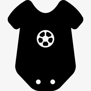 婴儿套装衣服的明星设计图标免抠