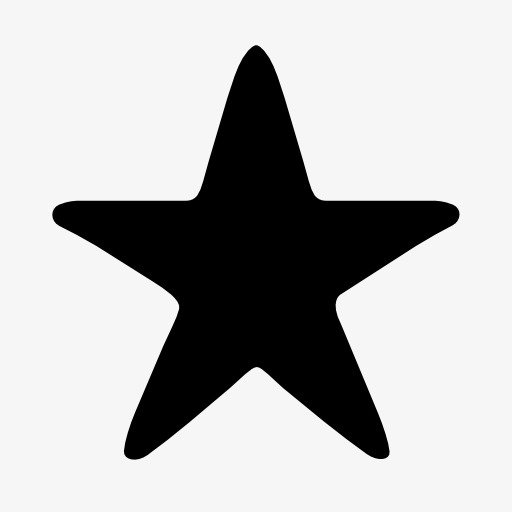 实心星符号图标免抠