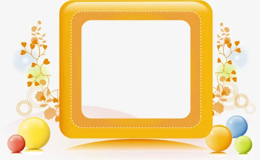 卡通头像底框免抠