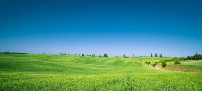 蓝天白云与望不到边的草原海报背景高清 蓝天白云与望不到边的草原海报背景高清