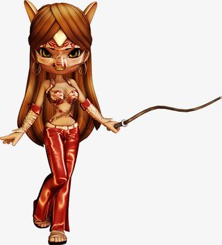 美女素描手绘素材免抠