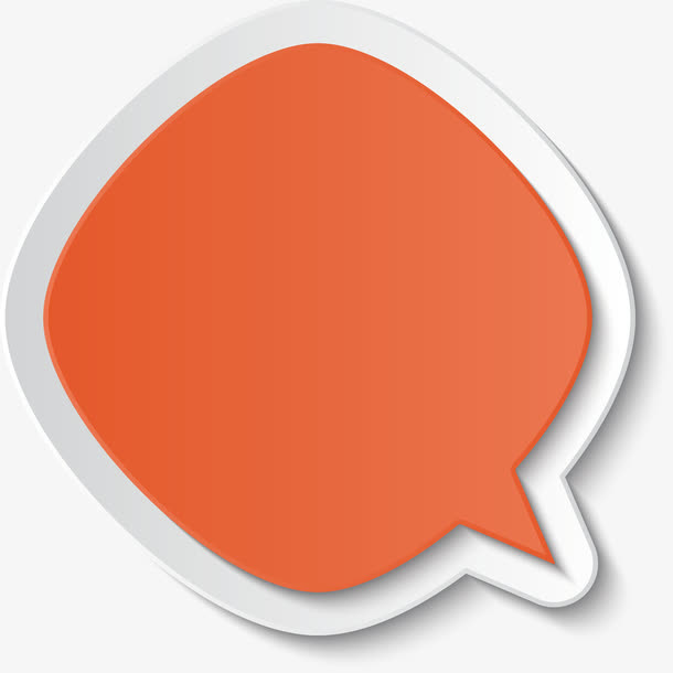 长方形标签立体方形免抠