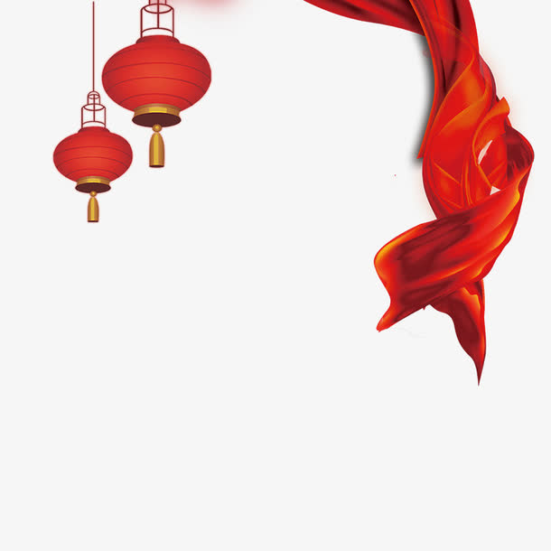 节日装饰灯笼免抠