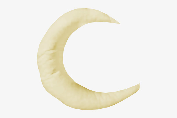 月亮抱枕免抠