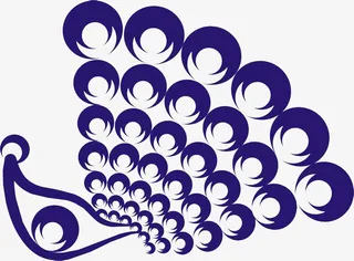 孔雀尾巴花纹免抠