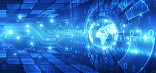 蓝色科技背景高清图片高清