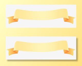 扁平化节日绸带漂浮元素免抠