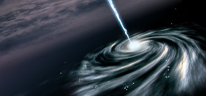 黑色科技商务星云旋涡平面banner高清