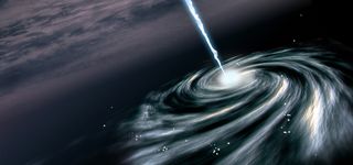 黑色科技商务星云旋涡平面banner高清