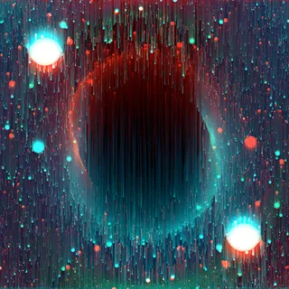 炫彩星空海报背景