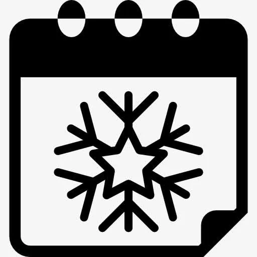 冬天下雪天的圣诞界面符号图标免抠