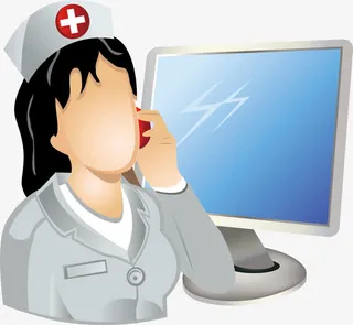 护士png元素免抠