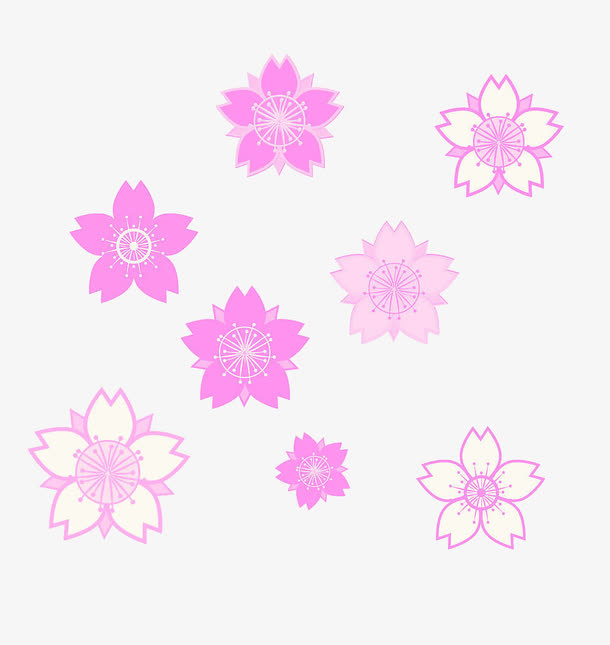 樱花花瓣png素材免抠