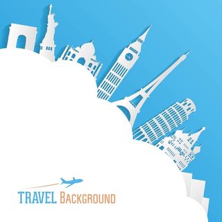 欧美地标建筑图片背景模板高清