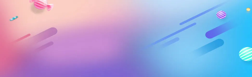 淘宝绚丽渐变大气海报banner背景高清