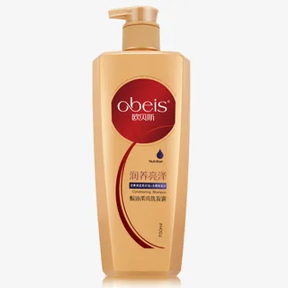 欧贝斯焗油黑亮洗发露(滋养亮泽型)免抠