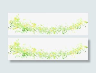 手绘春天美景花朵形状创意免抠