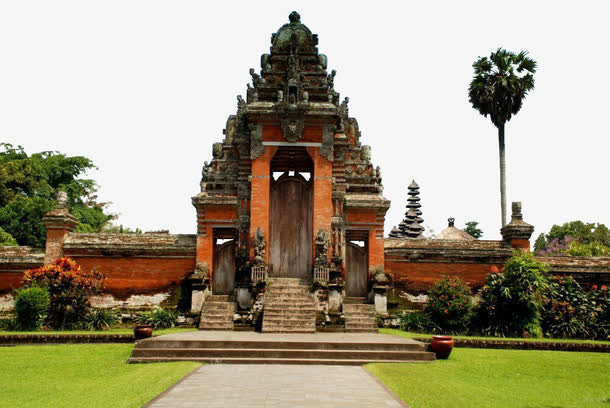 巴厘岛圣泉寺建筑免抠