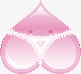 情人节粉色爱心装饰免抠