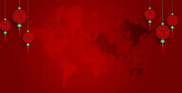 红色中国结主页装修免抠